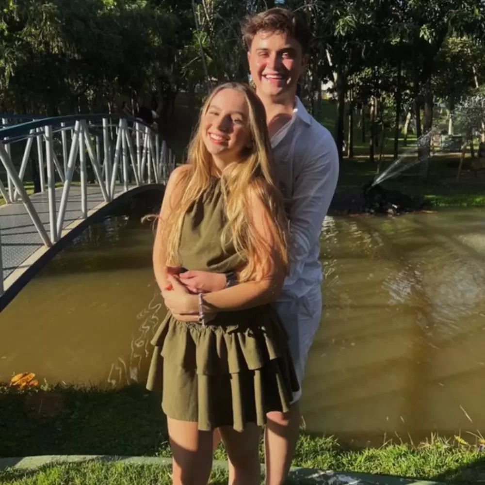 Poliana Braga and her husband Carlos Gomez